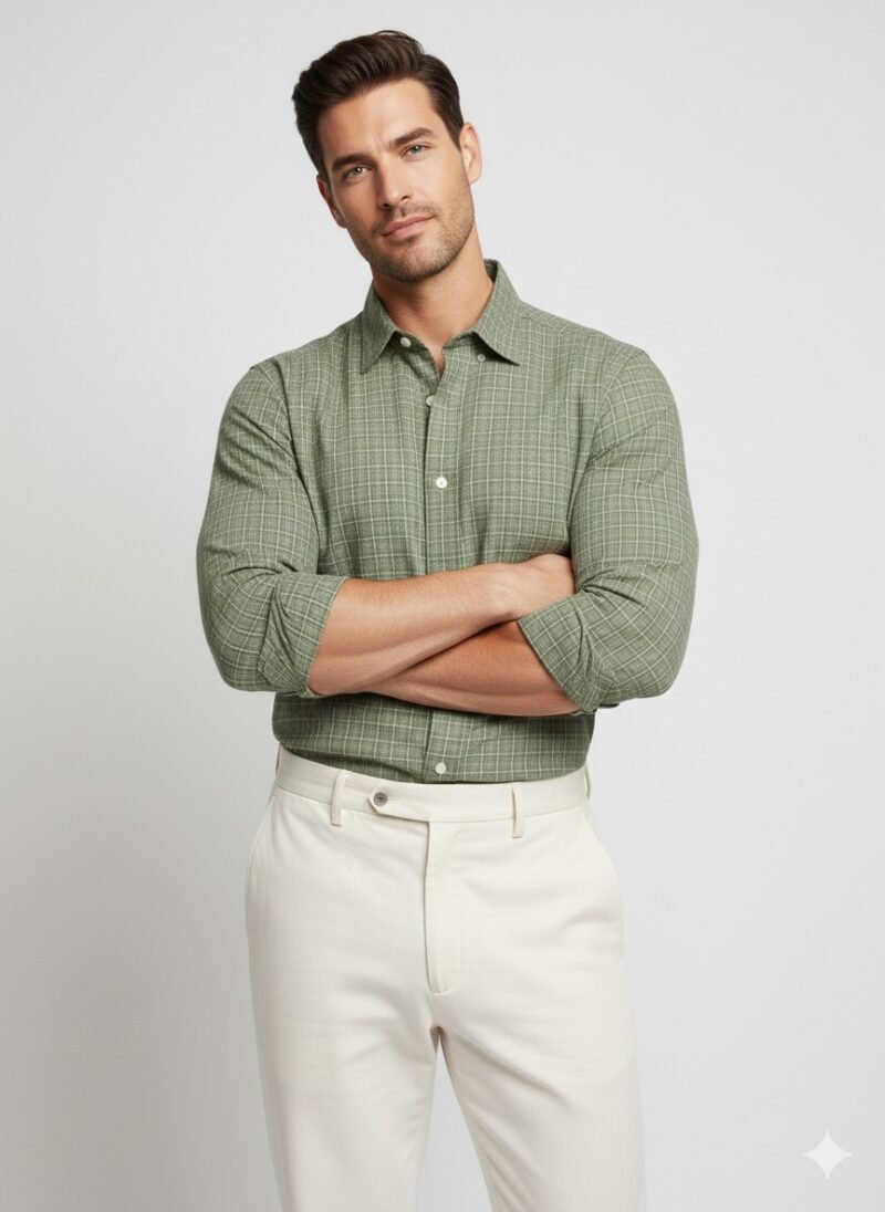 Men's check Shirt