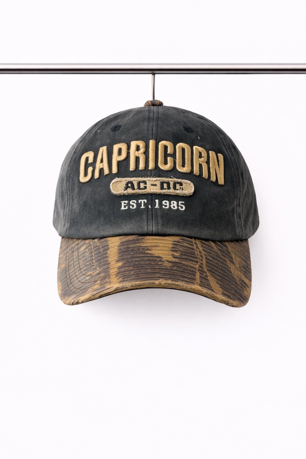Men’s Distressed Cotton Baseball Cap – Hat-008 - Image 3